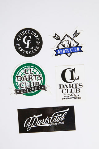 【ランダムサイン入り】CL Dartclub sticker set